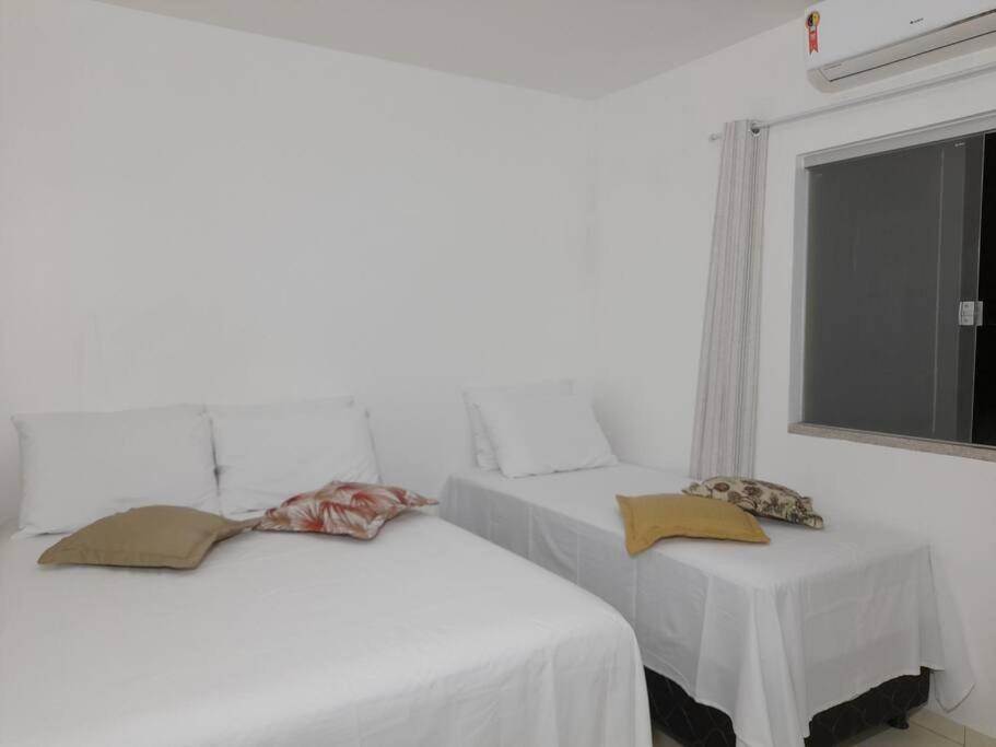 Apartamento Praia Coroa Vermelha Com Churrasqueira サンタ・クルース・カブラーリア エクステリア 写真